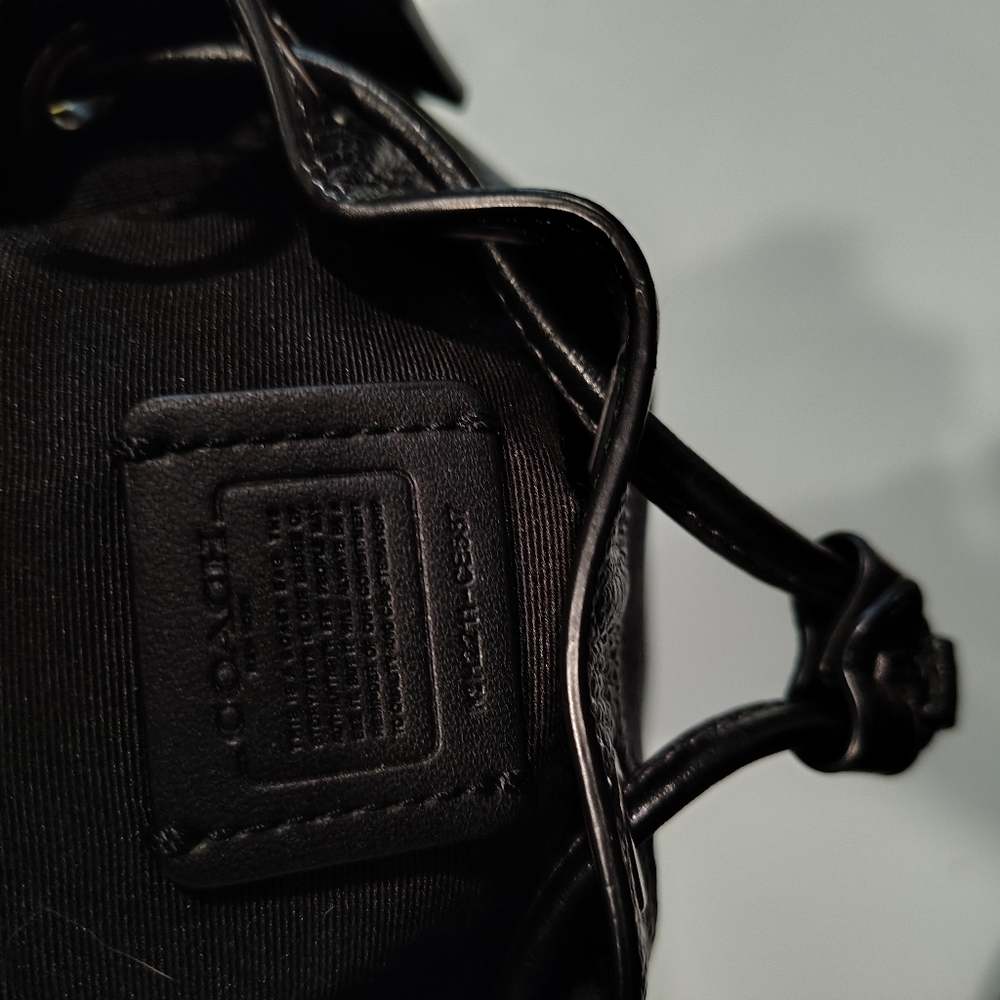Coach Dempsey Snowflake Mini Bucket Bag - Picture 8 of 11